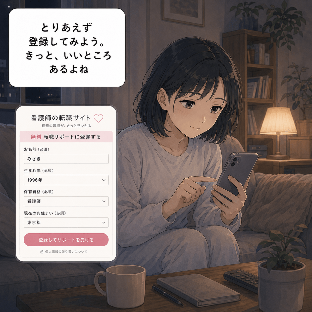 転職サイトに登録してみる