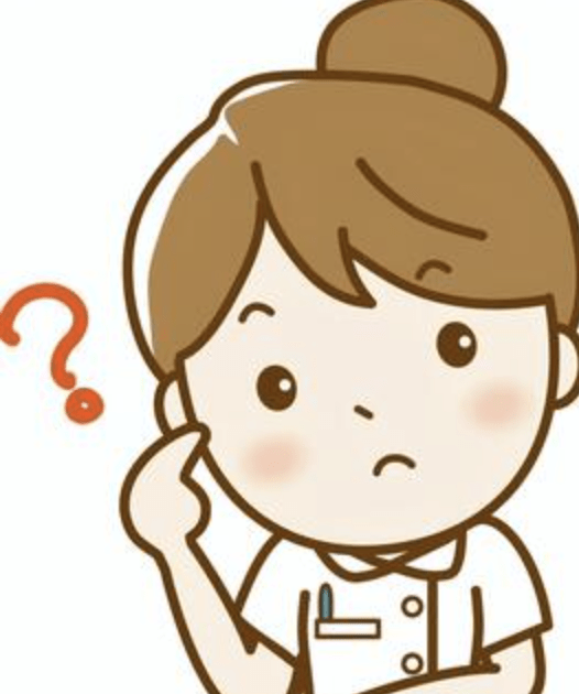 考え込む看護師