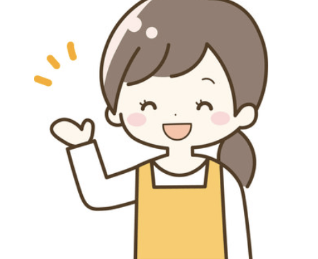 案内する保育士